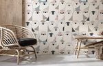 Papier peint mural Pingouins Curieux - Vignette | Mr Papier Peint