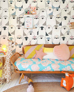 Papier peint mural Pingouins Curieux - Vignette | Mr Papier Peint