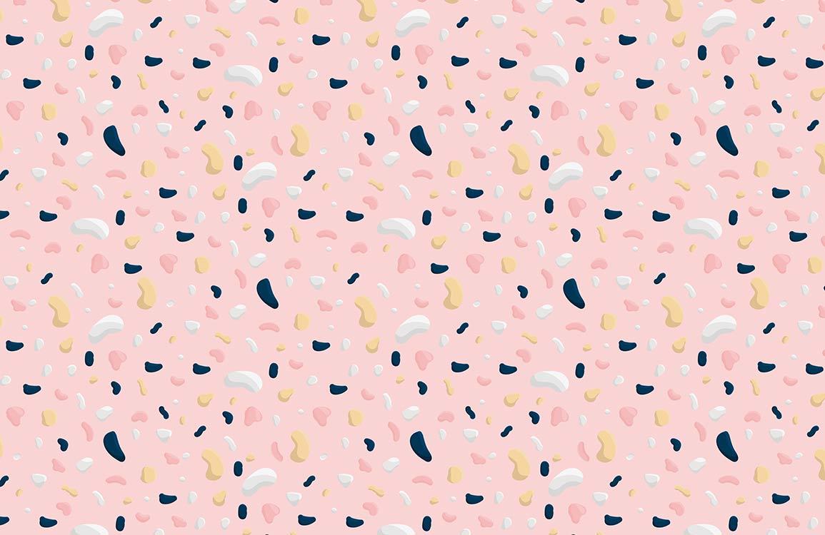 Papier peint mural Pink Chips - Le meilleur Papier peint panoramique Sur mesure