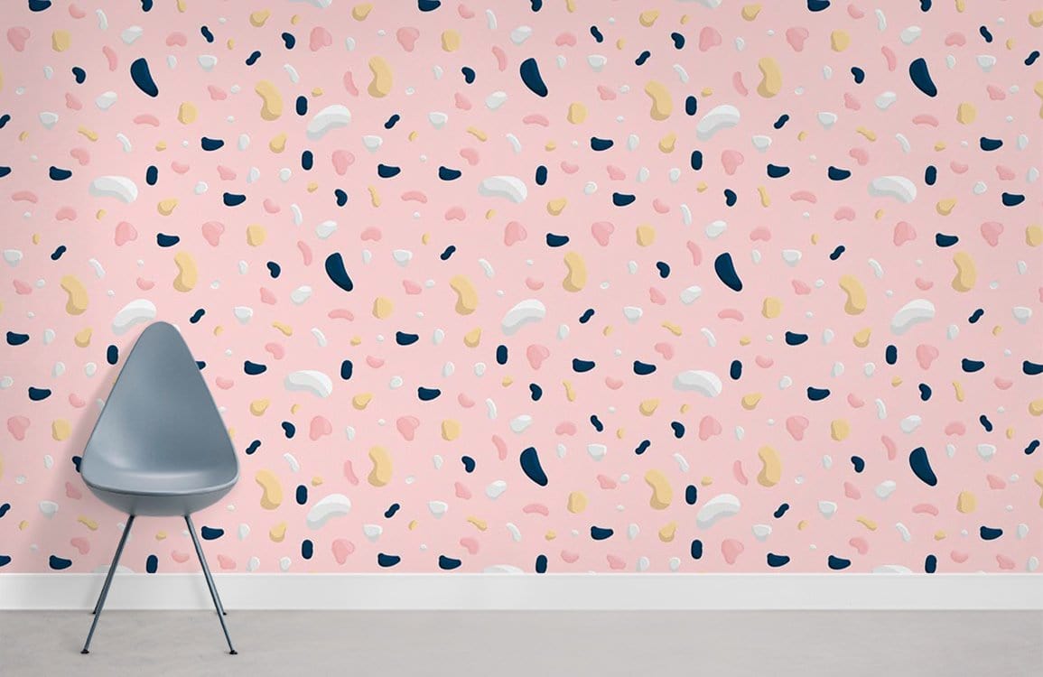 Papier peint mural Pink Chips - Le meilleur Papier peint panoramique Sur mesure