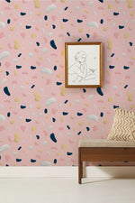 Papier peint mural Pink Chips éclat moderne et douceur rosée - Vignette | Mr Papier Peint