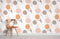 Papier peint mural Pissenlit Orange - Le meilleur Papier peint panoramique Sur mesure