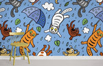 Papier peint mural Pluie de chats et de chiens - Vignette | Mr Papier Peint