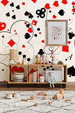 Papier Peint Mural Poker de Cœurs - Vignette | Mr Papier Peint