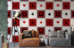 Papier peint mural Poker Square - Vignette | Mr Papier Peint