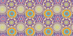 Papier peint mural Mandala Violet Éclatant Mural Polygone Cercle - Vignette | Mr Papier Peint