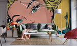 Papier peint mural pop art de grande femme - Vignette | Mr Papier Peint