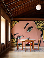 Papier peint mural pop art de grande femme - Vignette | Mr Papier Peint