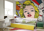 Papier Peint Mural Pop Art Monroe - Vignette | Mr Papier Peint