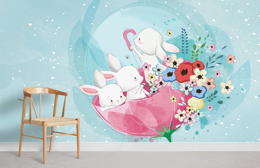 Papier peint mural porte-fleurs - Le meilleur Papier peint panoramique Sur mesure