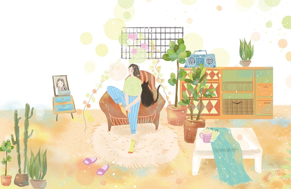 Papier peint mural pour chambre cosy - Le meilleur Papier peint panoramique Sur mesure