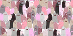 Papier peint mural pour couples de chats Pinky - Vignette | Mr Papier Peint