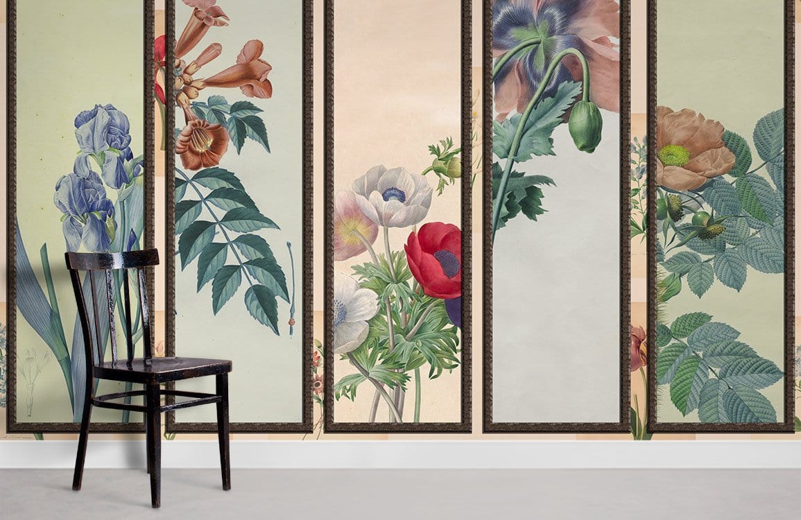 Papier peint mural pour paravent pliant - Le meilleur Papier peint panoramique Sur mesure