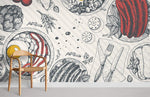 Papier peint mural panoramique élégance et originalité pour la salle à manger - Vignette | Mr Papier Peint