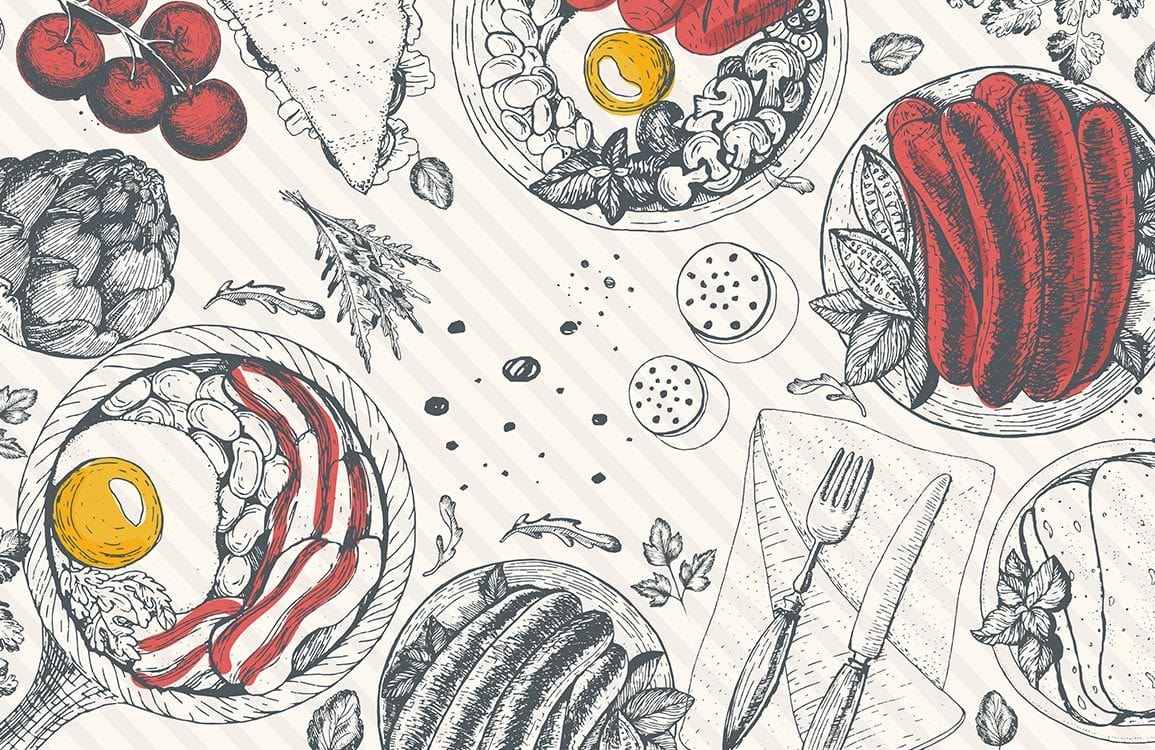 Papier Peint Mural pour Salle à Manger - Le meilleur Papier peint panoramique Sur mesure