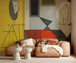 Papier peint mural panoramique rose pour salon créatif et inspirant - Vignette | Mr Papier Peint