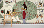 Papier peint mural princesse Égypte Élégance et Hiéroglyphes - Vignette | Mr Papier Peint