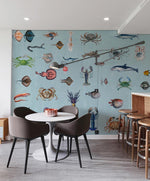 Papier peint mural puzzle de poissons - Vignette | Mr Papier Peint