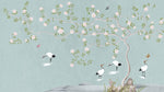 Papier Peint Mural Quatre Grues - Vignette | Mr Papier Peint