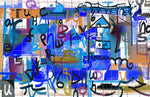 Papier peint mural Queens III ambiance urbaine et royale - Vignette | Mr Papier Peint