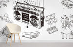 Papier peint mural Radio - Vignette | Mr Papier Peint