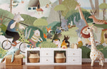 Papier peint mural rassemblement d'animaux - Vignette | Mr Papier Peint