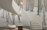 Peint mural renard des neiges dans la forêt enchantée - Vignette | Mr Papier Peint