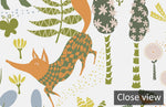 Peint mural renard errant au cœur d’une forêt enchantée - Vignette | Mr Papier Peint