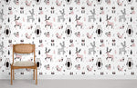 Papier peint mural Renard et Cerf - Vignette | Mr Papier Peint