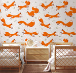 Papier peint mural Renard Orange - Vignette | Mr Papier Peint