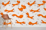 Papier peint mural Renard Orange - Vignette | Mr Papier Peint