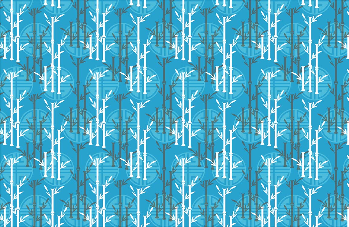 Papier peint mural répétitif en bambou - Le meilleur Papier peint panoramique Sur mesure