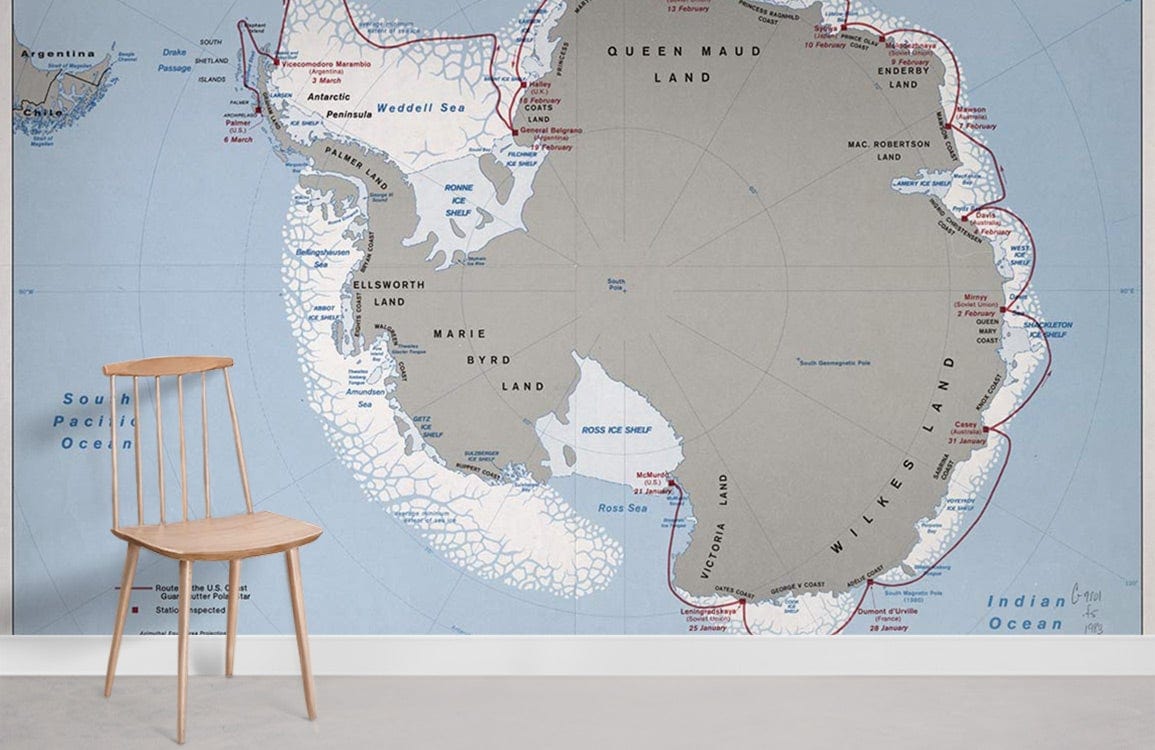Papier peint mural représentant l’Antarctique - Le meilleur Papier peint panoramique Sur mesure