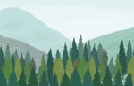 Forêt Mystique papier peint mural évasion dans la nature luxuriante - Vignette | Mr Papier Peint