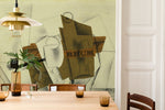 Papier peint mural Soirée Relaxante avec Rhum et Canapé Bleu Clair - Vignette | Mr Papier Peint