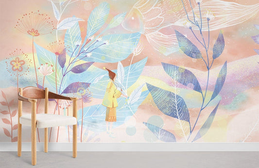 Papier Peint Mural Rêve Orange - Le meilleur Papier peint panoramique Sur mesure