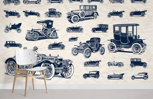 Papier peint mural Révolution Automobile - Le meilleur Papier peint panoramique Sur mesure