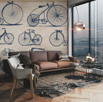 Papier peint mural Révolution du vélo voyage à travers les âges - Vignette | Mr Papier Peint