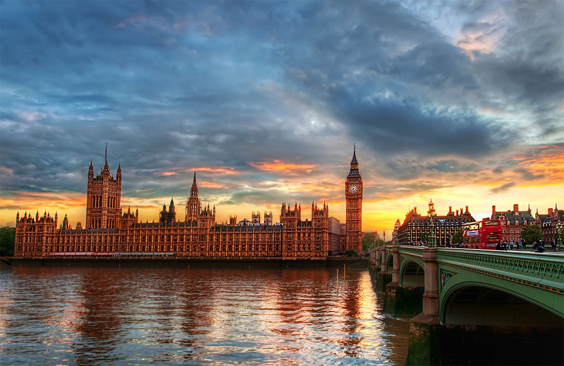 Papier Peint Mural Rivière de Londres - Le meilleur Papier peint panoramique Sur mesure