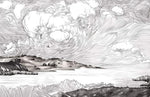 Papier peint mural Rivière Nuageuse évasion douce et naturelle - Vignette | Mr Papier Peint