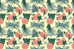 Élégance florale en papier peint mural roses et campanules - Vignette | Mr Papier Peint