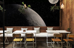 Papier peint mural Lune en rotation sous ciel étoilé - Vignette | Mr Papier Peint