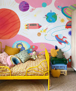 Papier peint mural Routine Spatiale rêve étoilé pour chambre d’enfant - Vignette | Mr Papier Peint