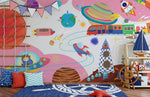 Papier peint mural Routine Spatiale rêve étoilé pour chambre d’enfant - Vignette | Mr Papier Peint