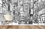 Papier peint mural Rue de New York - Vignette | Mr Papier Peint