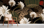 Papier peint mural Serpent dans les fleurs - Vignette | Mr Papier Peint