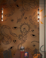 Papier Peint Mural Serpents et Yeux - Vignette | Mr Papier Peint