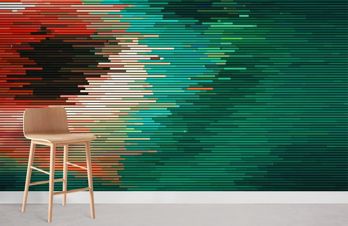 Papier Peint Mural Signal Horizontal - Le meilleur Papier peint panoramique Sur mesure