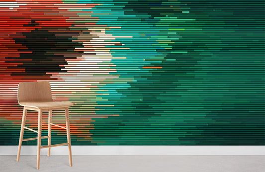 Papier Peint Mural Signal Horizontal - Le meilleur Papier peint panoramique Sur mesure