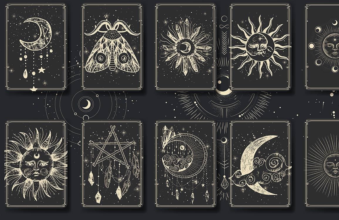 Papier peint mural signes astrologiques et animaux - Le meilleur Papier peint panoramique Sur mesure
